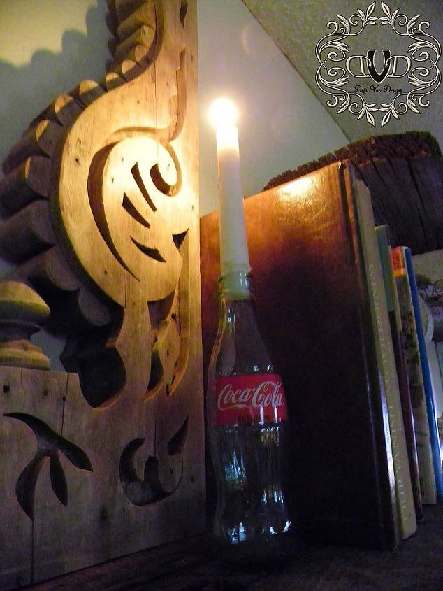 candle holders from junk, lighting, repurposing upcycling