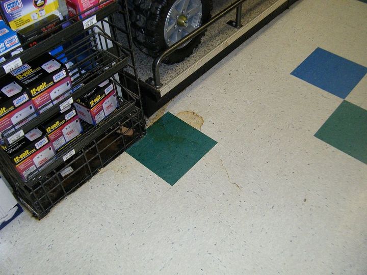 water damage repair, flooring, home maintenance repairs, It started out as a small leak or so they thought Store