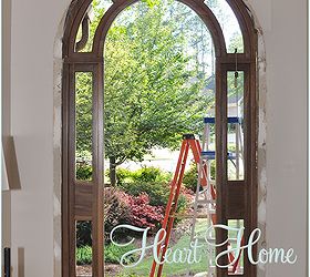 diy arched tudor door, diy, doors, how to, woodworking projects, And the rest of the frame fit whew