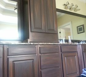 White Cabinets Painted to Look Like Wood | Hometalk