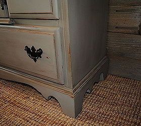 small hutch makeover, painted furniture, rustic furniture, Some of the details