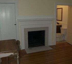 farmhouse renovation complete, fireplaces mantels, home decor, Den after
