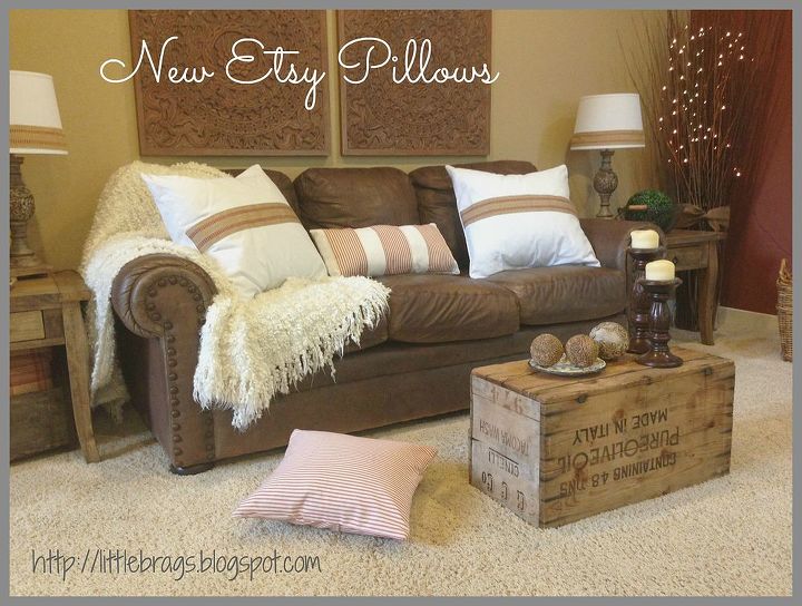new custom made pillows from etsy love, home decor, living room ideas