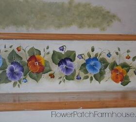 painting a pansy on the stairs, crafts, diy, how to, painting, stairs