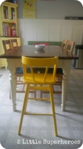 toddler chair makeover, painted furniture