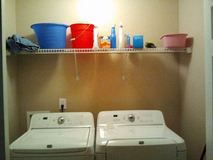 small laundry room makeover, home decor, laundry rooms, Before