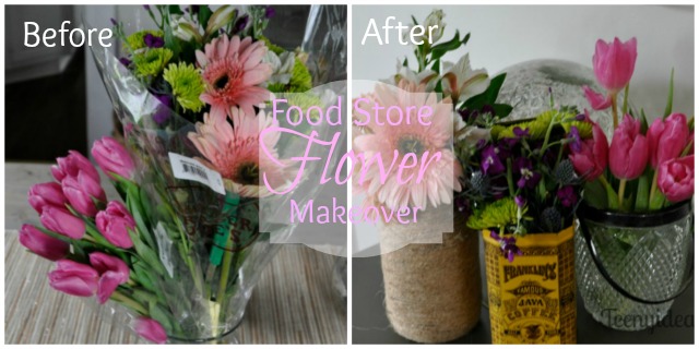 give food store flowers a makeover, container gardening, flowers, gardening, home decor