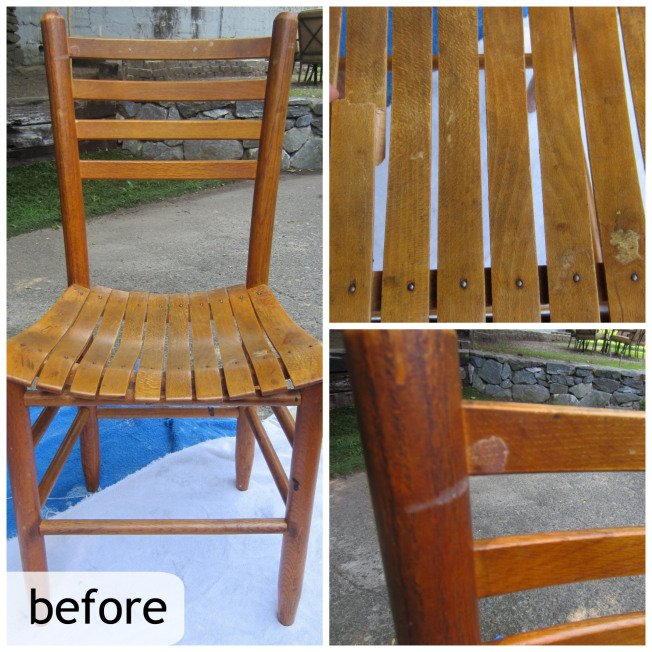 diy herringbone chair, diy, painted furniture, The chair was scratched a little broken and very worn when I got it