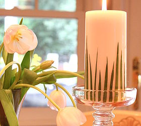 grass candles, crafts