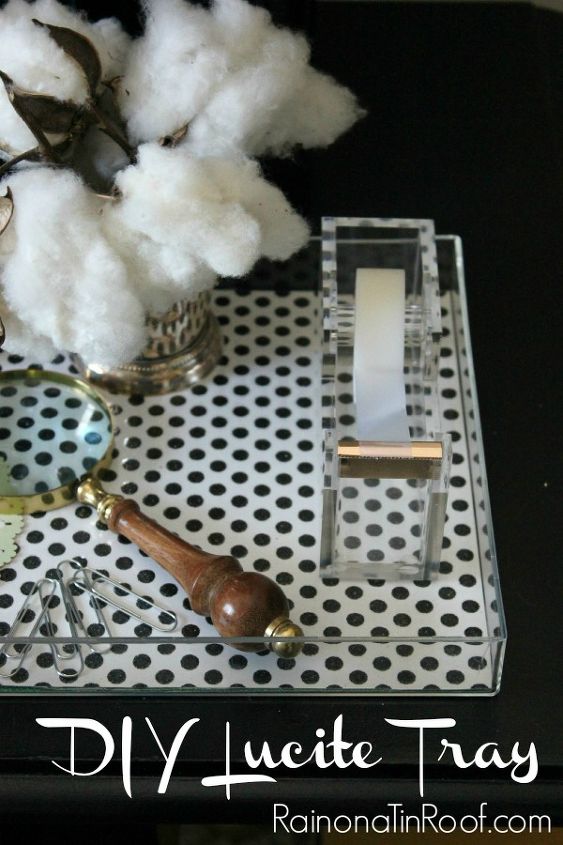 diy lucite trays, crafts, Make your own lucite trays with supplies from your local craft store