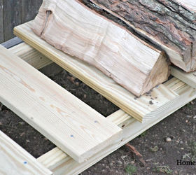 diy log holder, diy, woodworking projects, These logs are ready for the wood burner or the fire pit