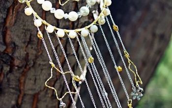 DIY Wire and Pearl Dreamcater Ornaments