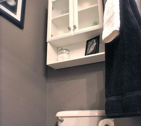 monochromatic guest bath, bathroom ideas, home decor