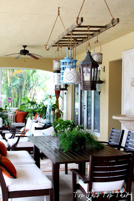 10 diy transformations, painted furniture, Stepping up the Patio via Top This Top That