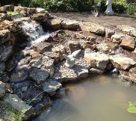 ponds and waterfalls, landscape, ponds water features, We have flow Recent pond Renovation in Chicago