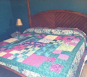 my first and only quilt so far, bedroom ideas, home decor, Made by Sheila and Robbie