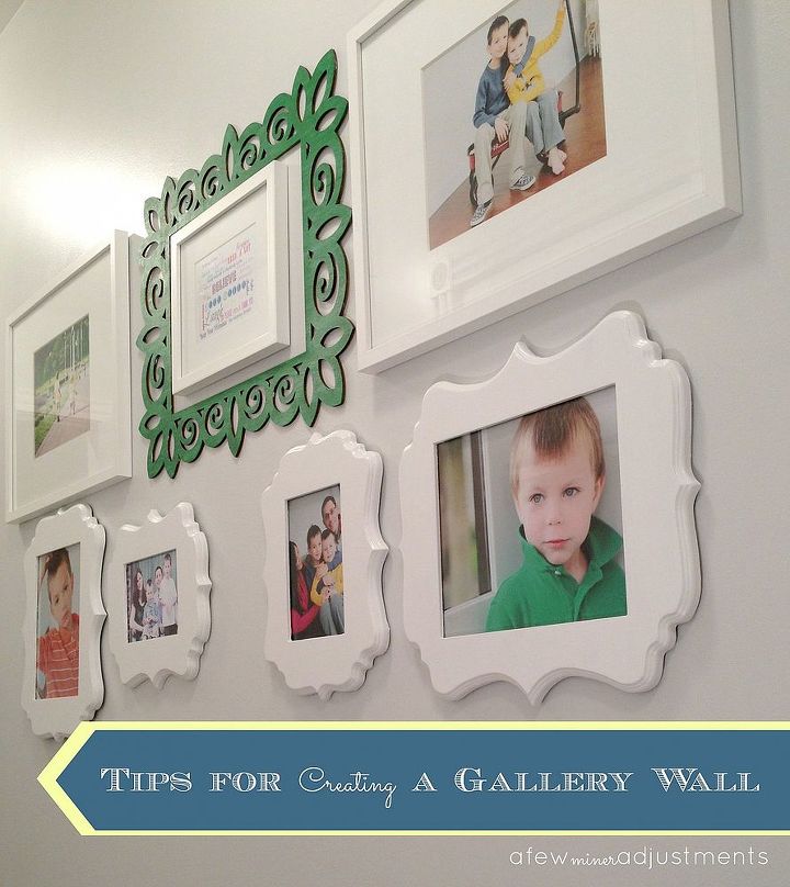create a gallery wall, crafts, home decor, wall decor