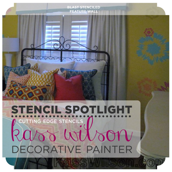 stencil spotlight kass wilson decorative painter, home decor, painting