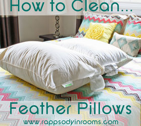 how to clean feather pillows, cleaning tips