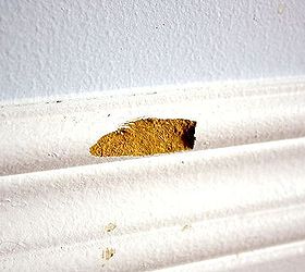 repair a chipped baseboard, home maintenance repairs, how to, wall decor, woodworking projects, One more before picture