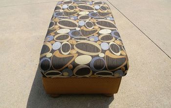 Reupholstering a Storage Ottoman