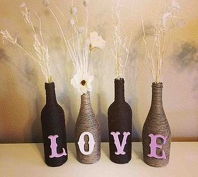 love wine bottles, crafts, repurposing upcycling, I saw this on Pinterest and fell in love