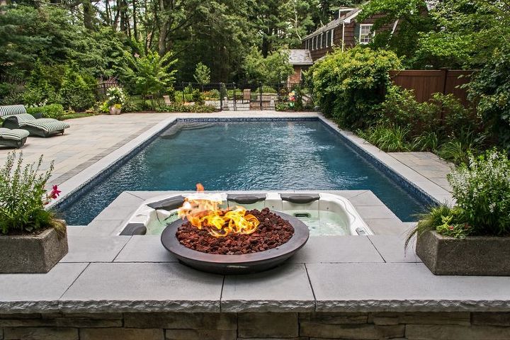 are you thinking of adding a spa to your pool, outdoor living, pool designs, spas, Positioning a Spa