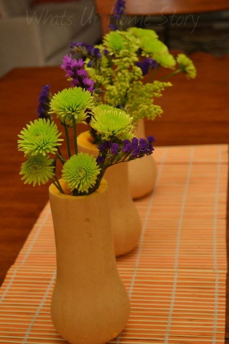 butternut squash vase, crafts, flowers, gardening