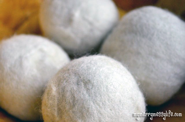 diy wool dryer balls from wool roving, crafts, go green, Wool Dryer Balls after being felted