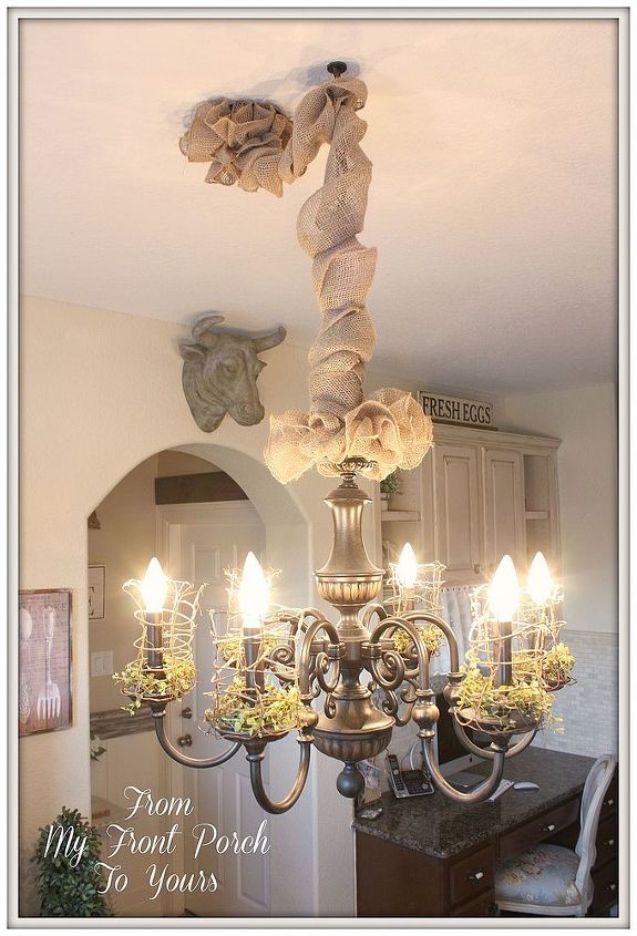 Builder Grade Kitchen Makeover Part 2 Hometalk Builder Grade Kitchen Makeover Part 2 Diy Backsplash Design Updated Chandelier