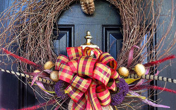 Thanksgiving Owl Wreath