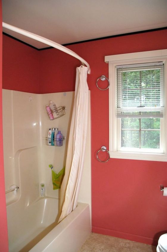 88 bathroom makeover, bathroom ideas, home decor, Remember this is what I started with Yikes