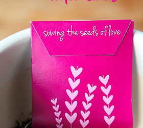 seed envelope valentines, crafts, gardening, Seed envelope valentines