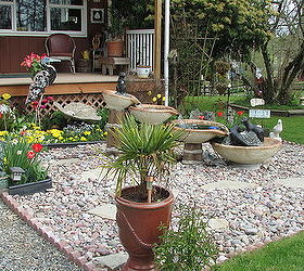 pulled out garden decor for spring, gardening, outdoor living