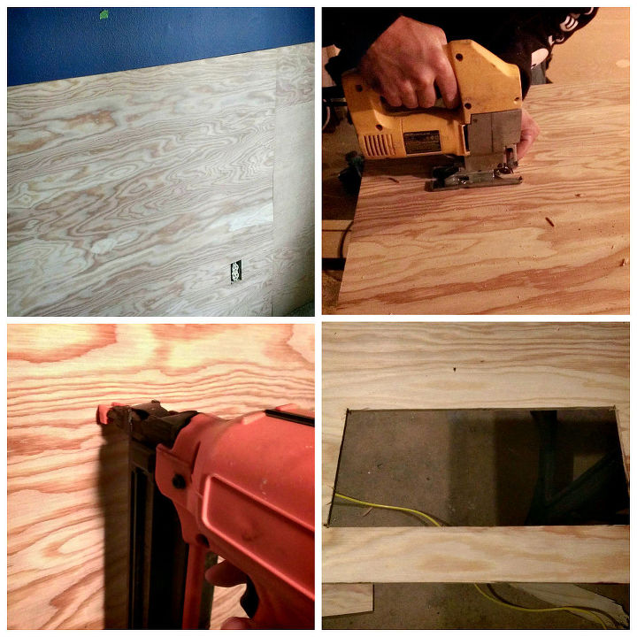 diy board and batten, bedroom ideas, diy, wall decor, woodworking projects, The best method is to remove the baseboard and bottom 4ft of drywall and replace it with plywood It is possible to not put up backing board in there is no wall texture