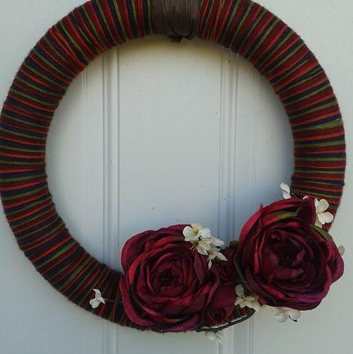 wreath for fall, crafts, curb appeal, seasonal holiday decor, wreaths