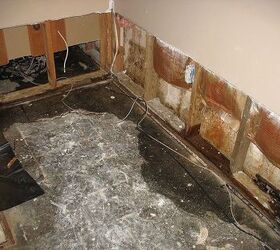 water damage repair, flooring, home maintenance repairs, Look at the awful water damage done home