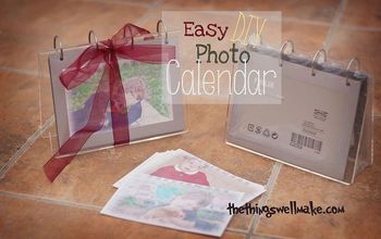 DIY Photo Flip Calendar - Perfect for Home and Office or Gifts!