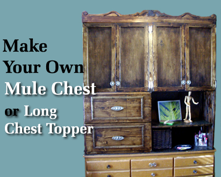 make your own mule chest or long chest topper, diy, how to, painted furniture, woodworking projects, With enough time determination and tools anything is possible My Budget saver idea to a real Mule Chest