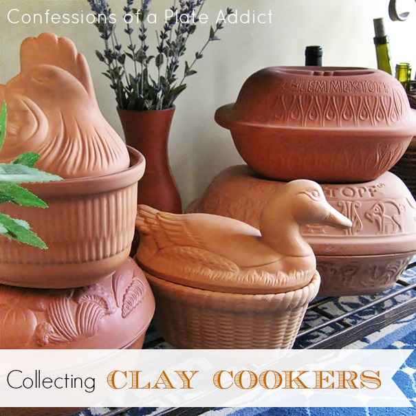 a fun and inexpensive retro collection clay cookers, home decor, repurposing upcycling, Love the texture and whimsy of clay cookers