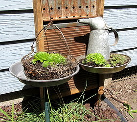 RePurposed Meat Forks & Pie Pans in the Garden Hometalk