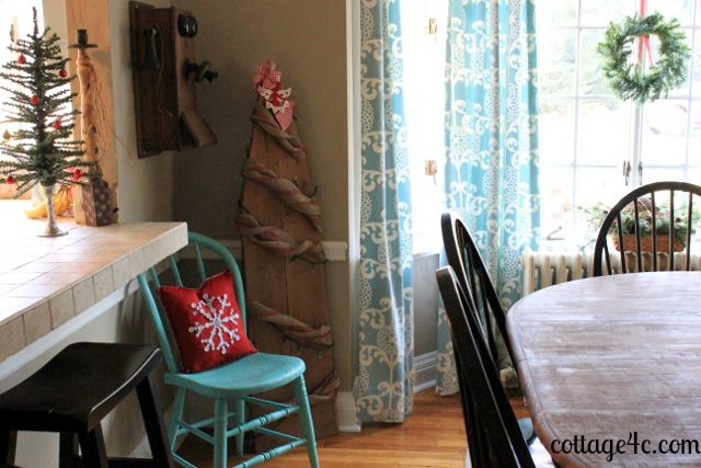ironing board christmas tree, christmas decorations, seasonal holiday decor
