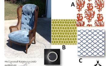 Hollywood Regency Makeover, Which Fabric?
