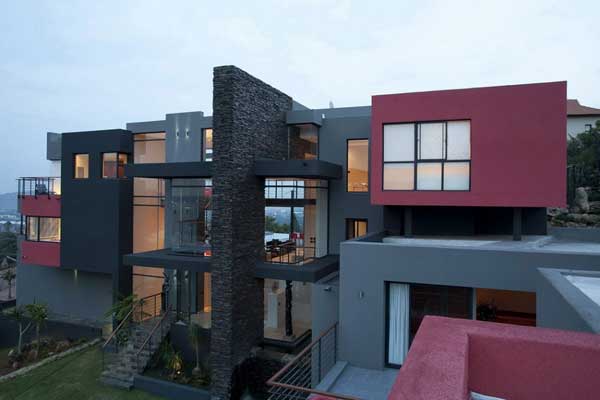 bold volumetric architecture house lam, architecture, home decor
