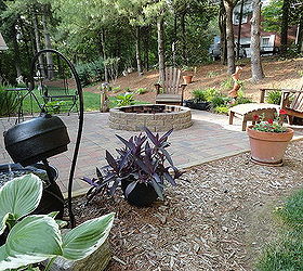 our patio and fire pit for an evening retreat, outdoor living, patio