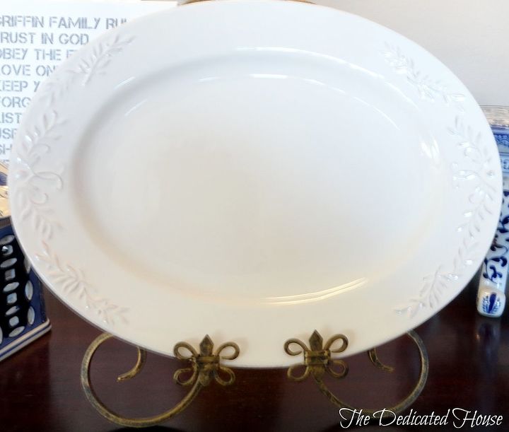 plates plates and more plates, home decor, Oval Platter