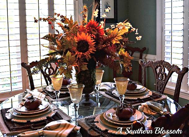 fall tablescape, flowers, gardening, home decor, landscape, outdoor living