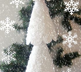 snow trees how to, crafts, seasonal holiday decor, Place base in container or glue to Styrofoam covered in snow to mimic landscape Sit back relax and admire your awesome creation