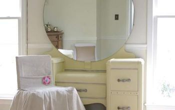 A Makeover for a waterfall-style vanity