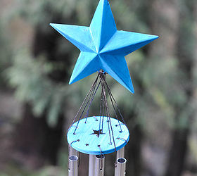 make your own wind chimes, crafts, mason jars, outdoor living, And voila A wind chime is born